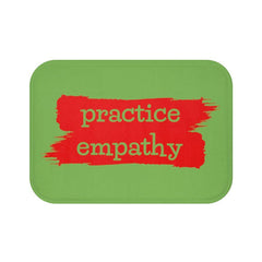 Bath Mat, Brushes Logo, green apple-Home Decor-Practice Empathy