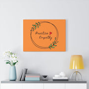 Canvas Gallery Wrap, Olive Branch Logo, vital orange-Canvas-Practice Empathy