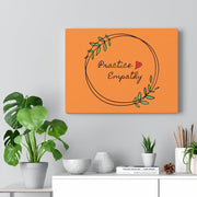 Canvas Gallery Wrap, Olive Branch Logo, vital orange-Canvas-Practice Empathy