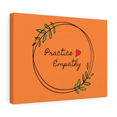 Canvas Gallery Wrap, Olive Branch Logo, vital orange-Canvas-Practice Empathy