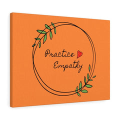 Canvas Gallery Wrap, Olive Branch Logo, vital orange-Canvas-Practice Empathy