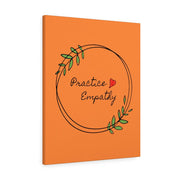 Canvas Gallery Wrap, Olive Branch Logo, vital orange-Canvas-Practice Empathy