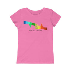 Girls Princess Tee, My Hand to Yours-Kids clothes-Practice Empathy