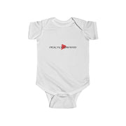 Infant Fine Jersey Bodysuit, Classic Logo-Kids clothes-Practice Empathy