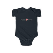 Infant Fine Jersey Bodysuit, Classic Logo-Kids clothes-Practice Empathy