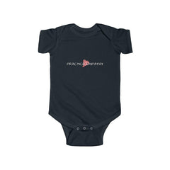 Infant Fine Jersey Bodysuit, Classic Logo-Kids clothes-Practice Empathy