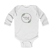 Infant Long Sleeve Bodysuit, Olive Branch Logo-Kids clothes-Practice Empathy