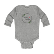 Infant Long Sleeve Bodysuit, Olive Branch Logo-Kids clothes-Practice Empathy