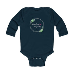 Infant Long Sleeve Bodysuit, Olive Branch Logo-Kids clothes-Practice Empathy