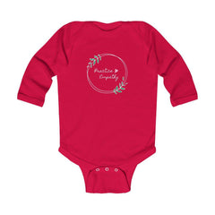 Infant Long Sleeve Bodysuit, Olive Branch Logo-Kids clothes-Practice Empathy