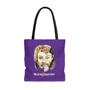 Large Tote Bag, Akin, dark purple-Bags-Practice Empathy