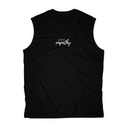 Men's Sweat-wicking Sleeveless Performance Tee, Hand in Hand Logo-Tank Top-Practice Empathy