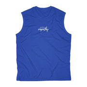 Men's Sweat-wicking Sleeveless Performance Tee, Hand in Hand Logo-Tank Top-Practice Empathy