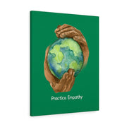 Nourishing Home, Canvas Gallery Wrap, forest green-Canvas-Practice Empathy